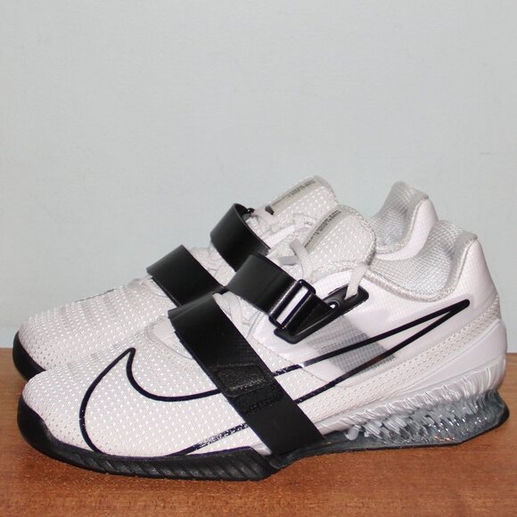 Nike Romaleos 4 Weightlifting Shoes Mens 15 White Black